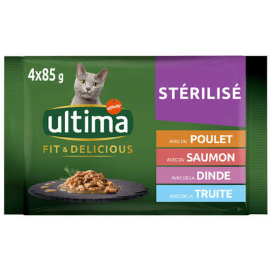 ULTIMA CHAT STE POULET 4X85G
