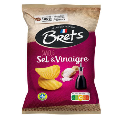 CHIPS BRETS OND.VINAIGRE 125G