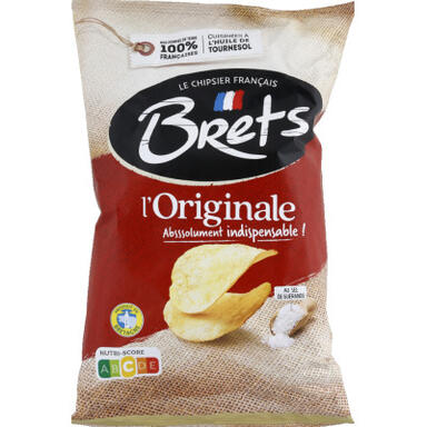 CHIPS BRETS NAT ORIGINAL 125G