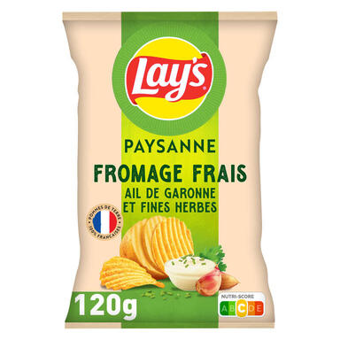 LAYS FROMAGE AIL HERBES 120G