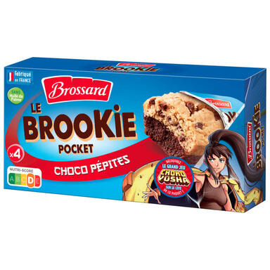 BROOKIE PEPITES CHOCOLAT X4 184G