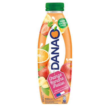 DANAO ORA/BAN/FRAISE 900ML