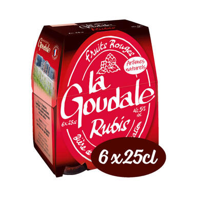 LA GOUDALE RUBIS PACK 6X25CL 5D