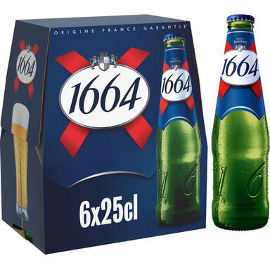 BIERE 1664 5D5 6X25CL BTLE