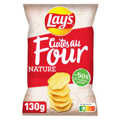 LAYS CUITE FR NATURE 130G