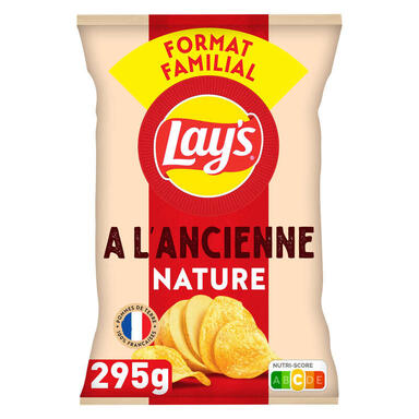 LAYS CHIPS ANCIENNE NAT.295G
