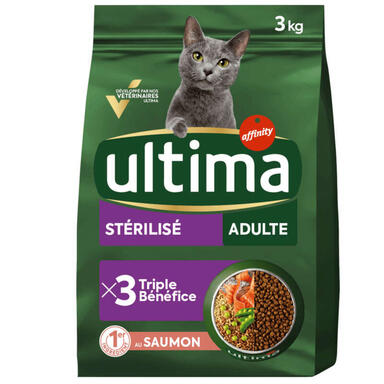 ULTIMA STERILISES SAUMON 3KG
