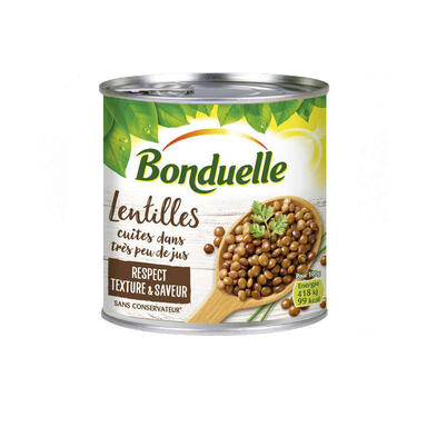 LENTILLE EGOUTTE 310G