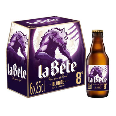 LA BETE 6 X 25CL 8D