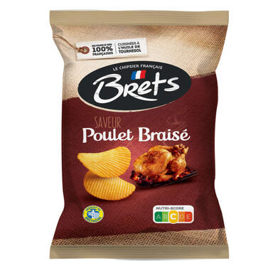 CHIPS BRETS PLET BRAISE 125G