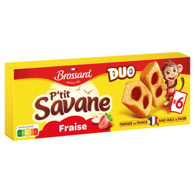PTIT SAVANE DUO FRAISE X 6