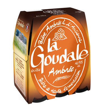LA GOUDALE BIERE AMBREE 7D2 6X25CL
