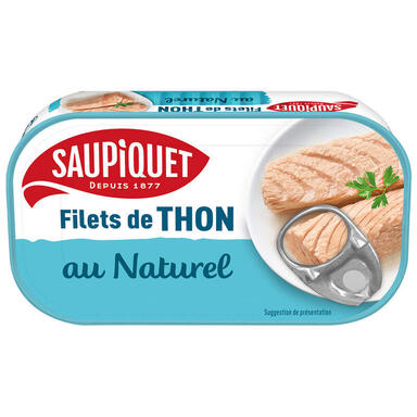 FILET THON NATUREL SAUPIQ.81G