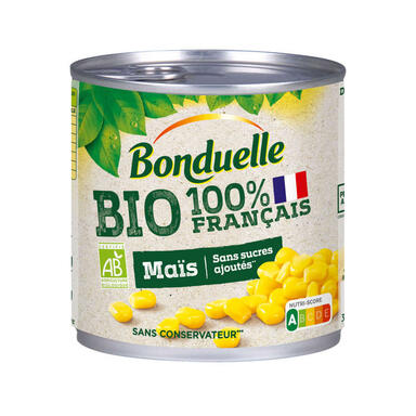 MAIS BONDUELLE 1/2 BIO 250G