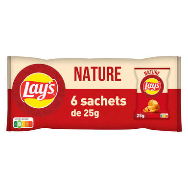CHIPS MULTIPACK NATURE 6X25G