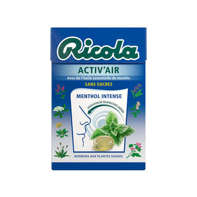 RICOLA ACTIV AIR MENTHOL 50G