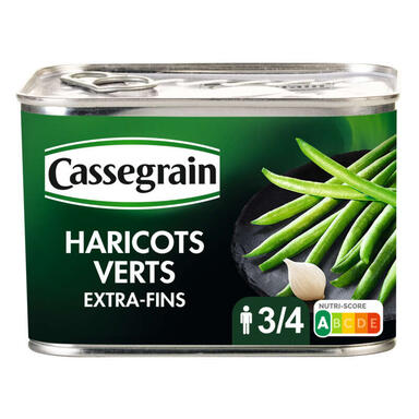 HARICOT EF OIGNON GRELOT 390G CASS