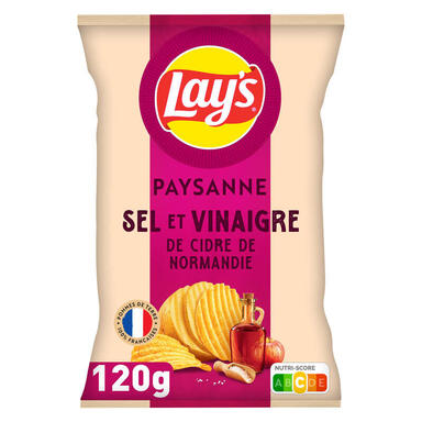 LAYS PAYSANNE VINAIGRE 120G