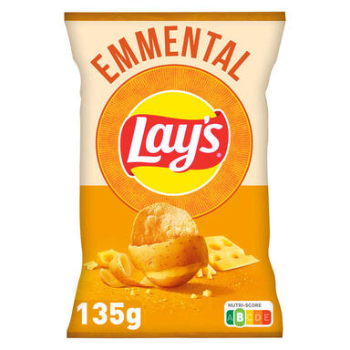CHIPS LAYS EMMENTAL 135G