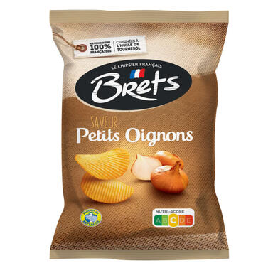 CHIPS PETIT OIGNON 125G BRETS