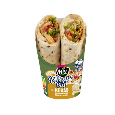 MIX BUF WRAP KEBAB 180G