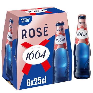 1664 BIERE ROSE 4,5D 6X25CXL