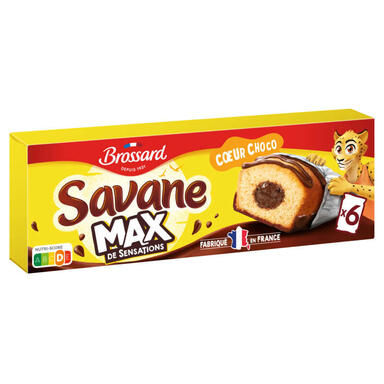 SAVA POCKT COEUR CHOC X6 180G
