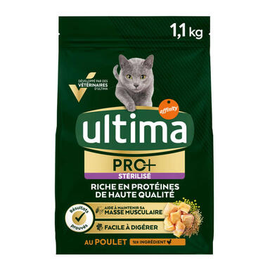 ULTIMA CHAT PRO+POULET 1,1 K