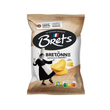 CHIPS BRETS BEURRE SALE 125G