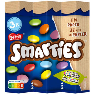 SMARTIES TUBE X 3 PAPER 102G