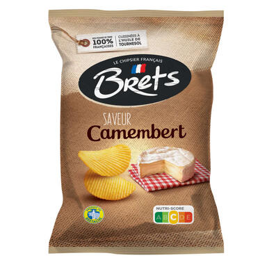 CHIPS BRETS SAV.CAMEMBERT 125G