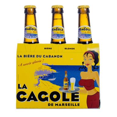 BIÈRE BLONDE 5,5% VOL. LA CAGOLE
