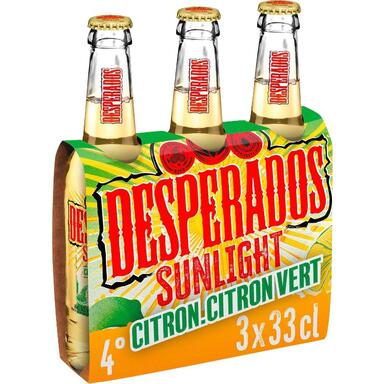 BIÈRE AROMATISÉE CITRON - CITRON VERT 4% VOL. DESPERADOS SUNLIGHT