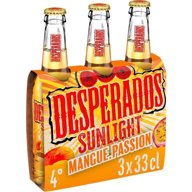 BIÈRE AROMATISÉE MANGUE - PASSION 4% VOL. DESPERADOS SUNLIGHT
