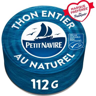 THON ENTIER AU NATUREL PETIT NAVIRE