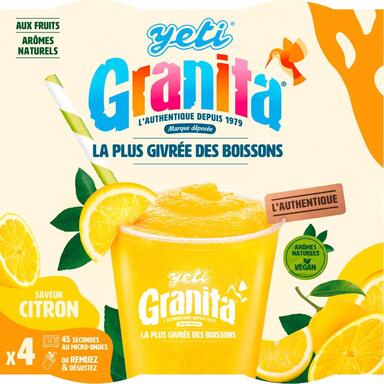 GRANITA SAVEUR CITRON YETI