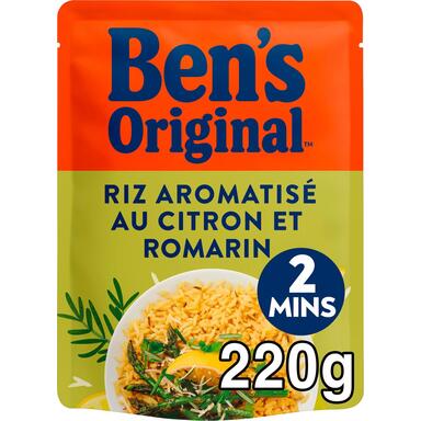 RIZ AROMATISÉ AU CITRON ET ROMARIN BEN’S ORIGINAL