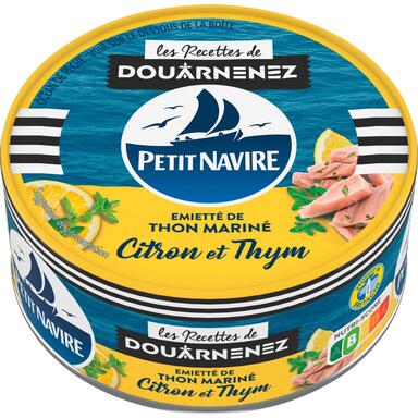 ÉMIETTÉ DE THON MARINÉ AU CITRON & THYM PETIT NAVIRE
