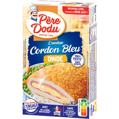 L’ESCALOPE CORDON BLEU DE DINDE PÈRE DODU
