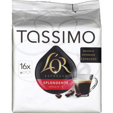 DOSETTES DE CAFÉ SPLENDENTE INTENSITY 7 L’OR ESPRESSO TASSIMO