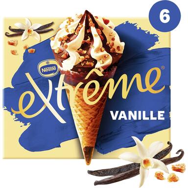 CÔNES GLACÉS VANILLE EXTRÊME NESTLÉ